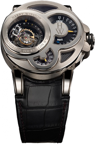 Harry Winston Haute Horology Histoire de Tourbillon 2 500 / MMT48WL.K watch straps